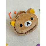 San-X Rilakkuma Bear Plush Zipped Makeup Case