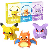 Pokémon Lego Building Blocks Gengar Pikachu Charizard