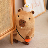 Kawaii Snack Attack: Hamburger Capybara Dog Pig Capibaras Pizza Bubble Tea Cushion Plush