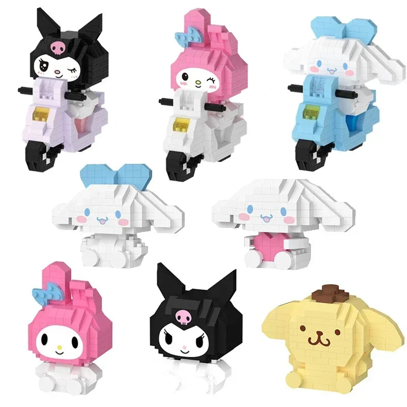Puzzle De Construction Sanrio 396 Pièces (Hello Kitty, Kuromi, My Melody) - Neuf - Mignon