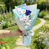 Sanrio Rose Hydrangea Hello Kitty Plush Bouquet