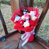 Sanrio My Melody Hello Kitty Plush Flower Bouquet