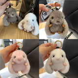 Soft Plush Fur Rabbit Keychain