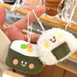 Japanese Cute Food Plush Pendant Sushi Keychain