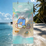 Sanrio Tuxedo Sam Towel Quick Drying Beach Swimming Gym