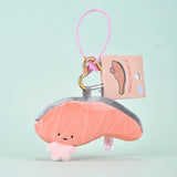 Sanrio Gudetama Tuxedo Sam Ahiru no Pekkle Hangyodon Kero Kero Keroppi Bad Badtz Maru Kirimichan Plush Keychain