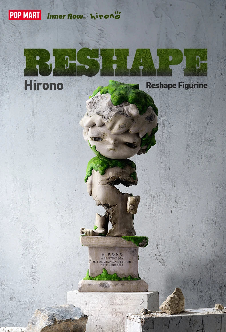 Genuine Pop Mart Inner Flow Hirono Reshape 200% Figurine Action Genuine Pop Mart Inner Flow Hirono Reshape 200% Figurine Action