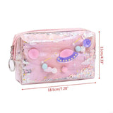 Pencil Case Laser Space Planets Big Makeup Bag Cosmetic Case