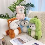 20cm Kawaii Dog Anime Cosplay Dinosaur Pig Koala Husky Plush Toy Stuffed Soft