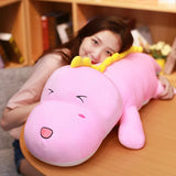 Kawaii Dinosaur Plush Cushion Big Green, Blue, Pink (80cm) Alligator Crocodile