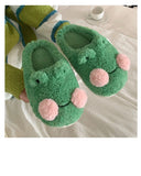 Plush Slippers Winter Warm Fluffy Faux Fur Slippers Cute Sheep Indoor Home Slippers Slides