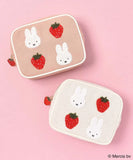 Miffy Strawberry Series Embroidered Makeup Storage Case