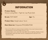 Genuine POP MART Hirono Living Wild - Fight for Joy Plush Doll