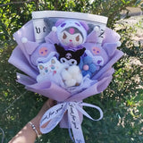 Sanrio My Melody Hello Kitty Kuromi Cinnamoroll PomPomPurin Plush Bouquet
