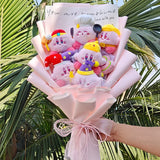 Kawaii Pink Graduation Kirby Plush Bouquet