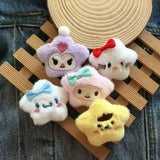 Sanrio Star Plush Kawaii Keychain Set