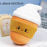 Kawaii Snack Attack: Hamburger Capybara Dog Pig Capibaras Pizza Bubble Tea Cushion Plush - LoveJojo