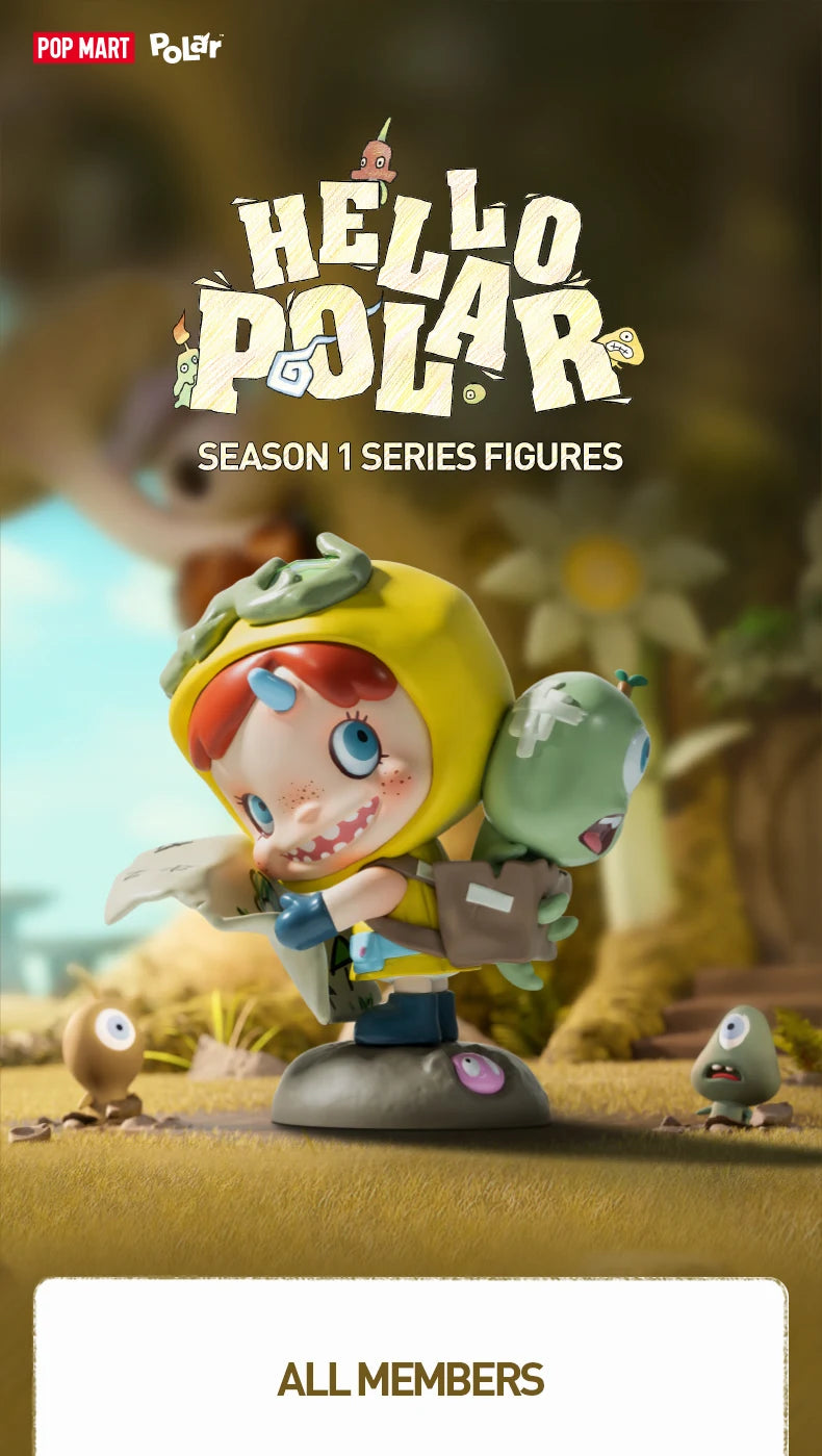 Genuine Pop Mart Polar - Hello Polar Season 1 Series Blind Box