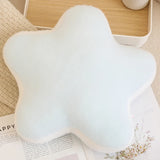 Pastel Rainbow Cloud Plush Moon Multicoloured Stripey Candy Star Moon Plush
