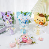 Sanrio Kuromi Cinnamoroll PomPomPurin My Melody Handmade Plush Bouquet