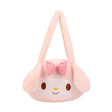 Sanrio Plush Cinnamoroll My Melody Kuromi Tote Shoulder Bag - LoveJojo