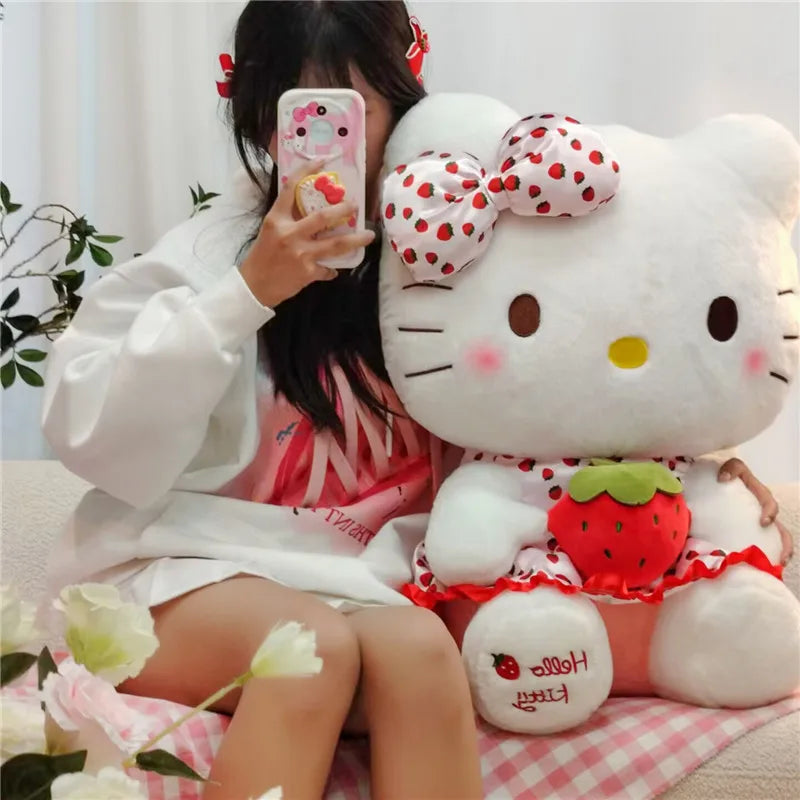 Sanrio Hello Kitty Strawberry Dress Plush Toy – LoveJojo