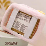 Star Kirby Plush Tissue Box Storage Pink Holder Case Home Decoration