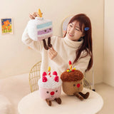 Kawaii Fun Cake Plush Toy Birthday