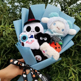 Sanrio Hello Kitty Halloween Cinnamoroll Kuromi Kawaii Plush Bouquet