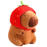 Kawaii Snack Attack: Hamburger Capybara Dog Pig Capibaras Pizza Bubble Tea Cushion Plush