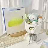 Sanrio Cinnamoroll Pochacco Kuromi Pompompurin Plush Flower Bouquet
