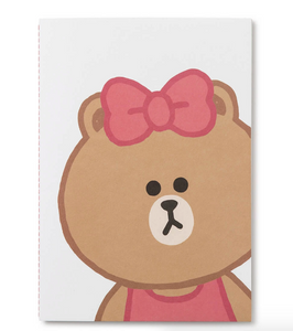 LINE Friends Choco A5 Drawing Notebook Notepad Journal
