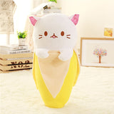 30cm or 60cm Cat in Banana Plush Banyanyan Kitten