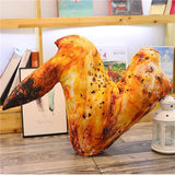 Giant Plush Pillow Chicken Wings, Sausages, Fish Food Simulation
