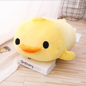 Laying Down Duck Cute Yellow Duck Plush - LoveJojo