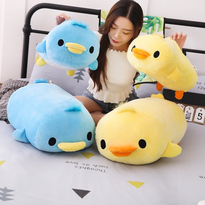 Laying Down Duck Cute Yellow Duck Plush LoveJojo