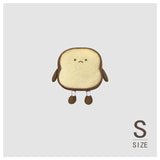 Happy and Sad Face Toast Bread Plushie