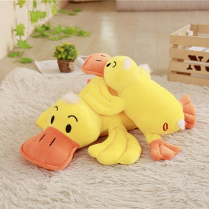 1pc 35cm/45cm/55cm/65cm Large Size Duck Plush Dolls Stuffed Soft Yellow Duck Pillow Cushion Cute Duck Toys Kids Birthday Gifts