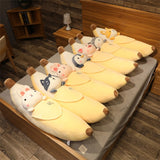 Yellow Banana Plush Kitten Cat Rabbit Bunny Shiba Inu Dog Puppy Pillow Cushion