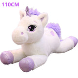 Huge Unicorn Plush, Pink, Purple, Blue, Yellow or White (up to 110cm)