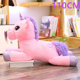 Huge Unicorn Plush, Pink, Purple, Blue, Yellow or White (up to 110cm)