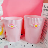 Cardcaptor Sakura Pink Wastepaper Basket Bin Trashcan
