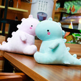 Green or Pink Dinosaur Plush Couples (up tp 50cm)