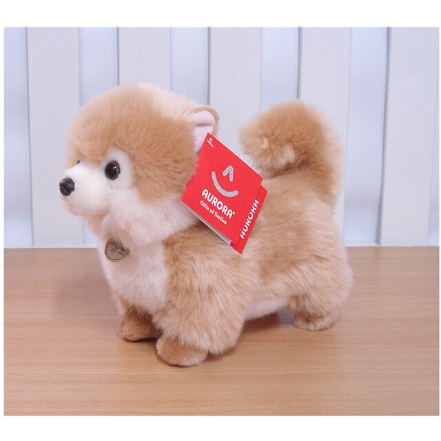 Brown Pomeranian Puppy Dog Plush 25cm LoveJojo