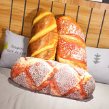Baguette Butter Bread Sesame Pillows Food Plush Pillow Snack Cushion