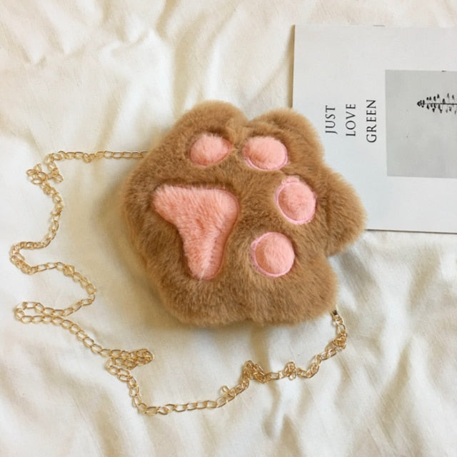 Cat Paw Chain Crossbody Bag – LoveJojo