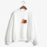 Japanese Lazy Egg Gudetama Strawberry Sweatshirt Top