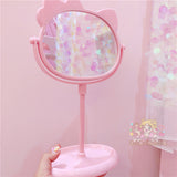 Pink Hello Kitty Mirror Make Up Desk Mirror