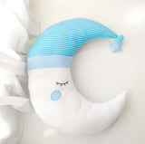 Moon Star Pillow Plush Cushion Smile With Hat
